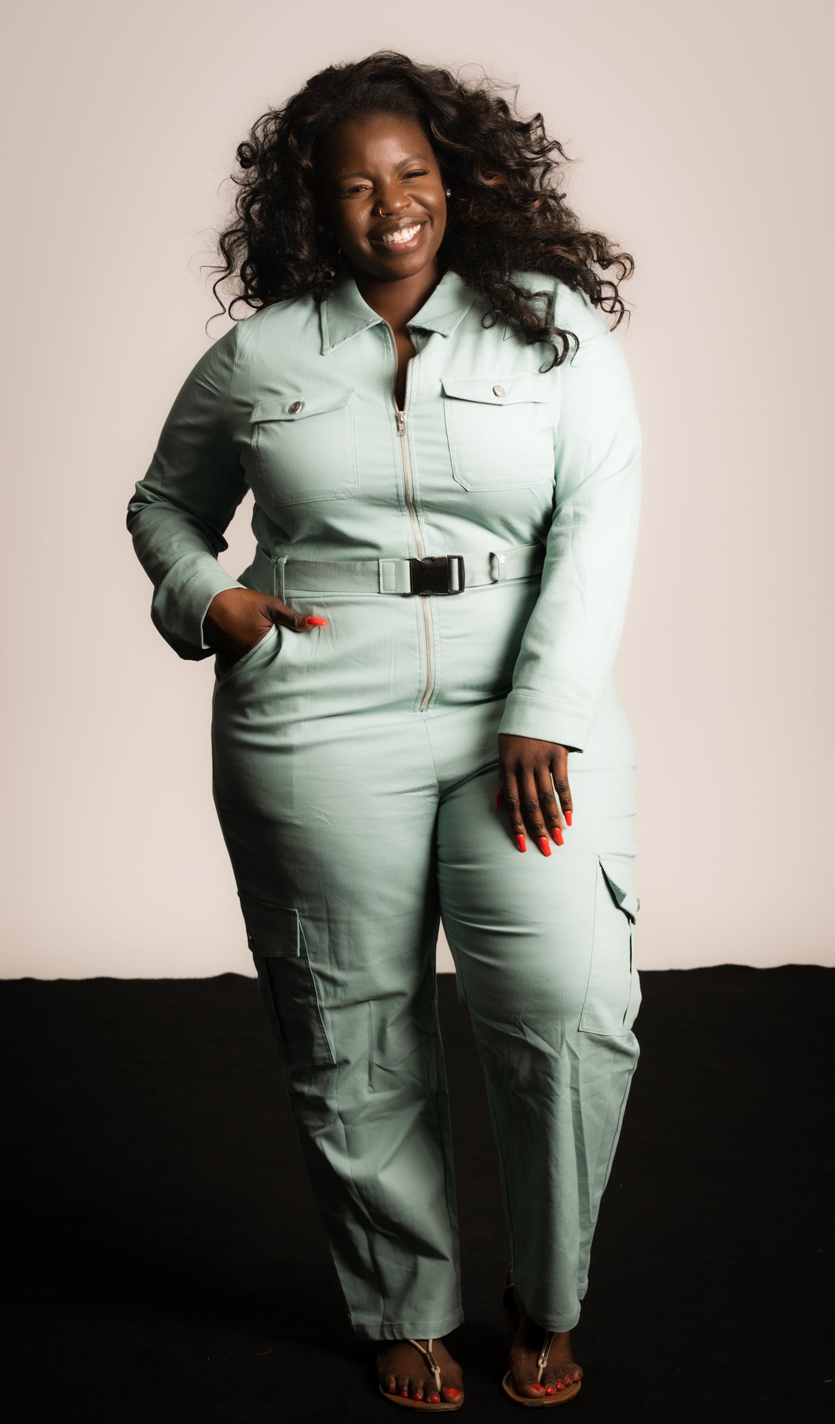Ivy's Mint Jumpsuit