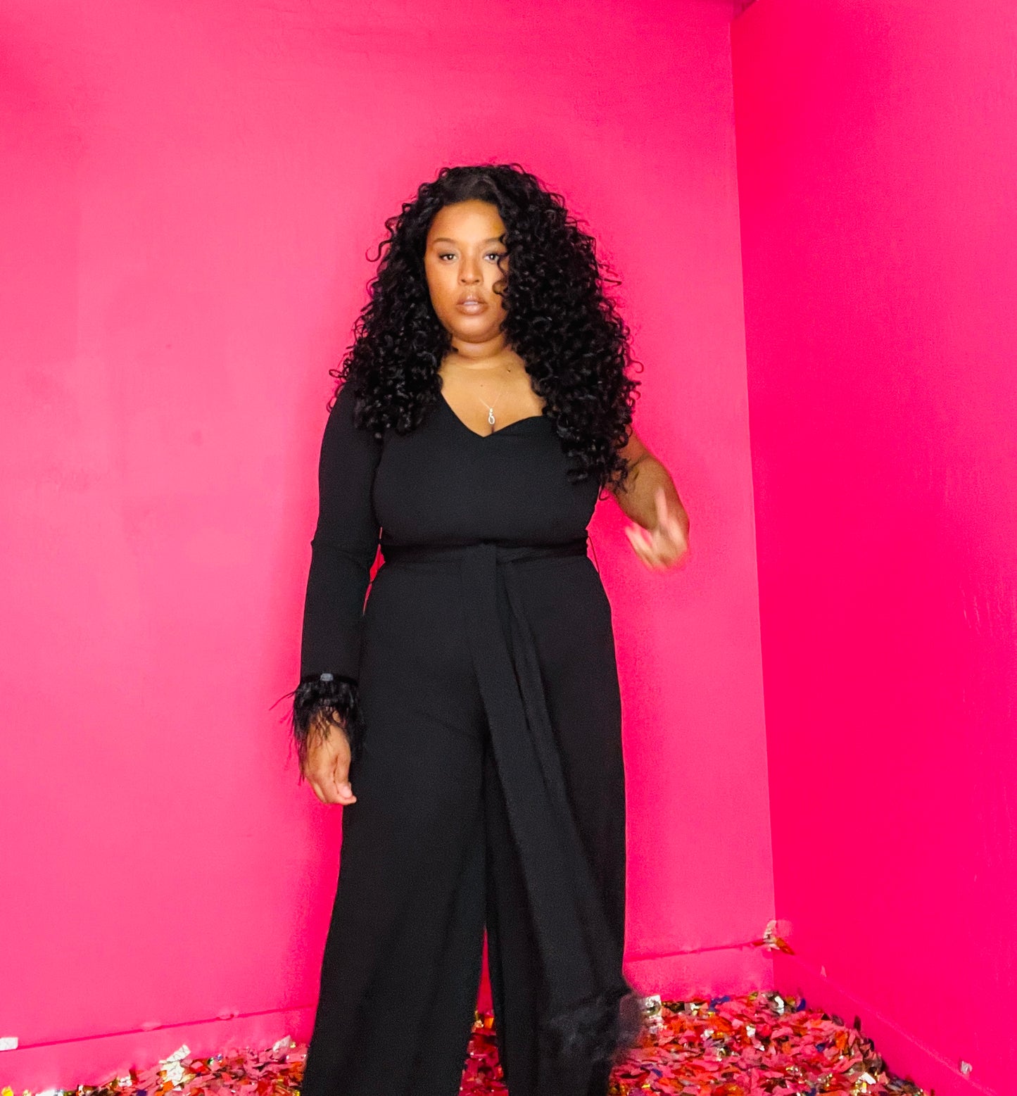 Kassidy’s Black Jumpsuit