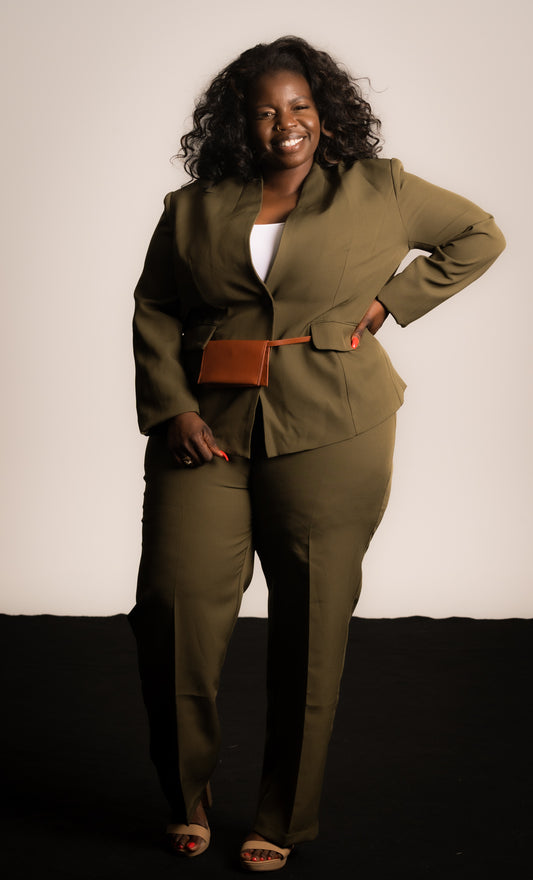 Ivy Tendencies-Olive Pant Suit